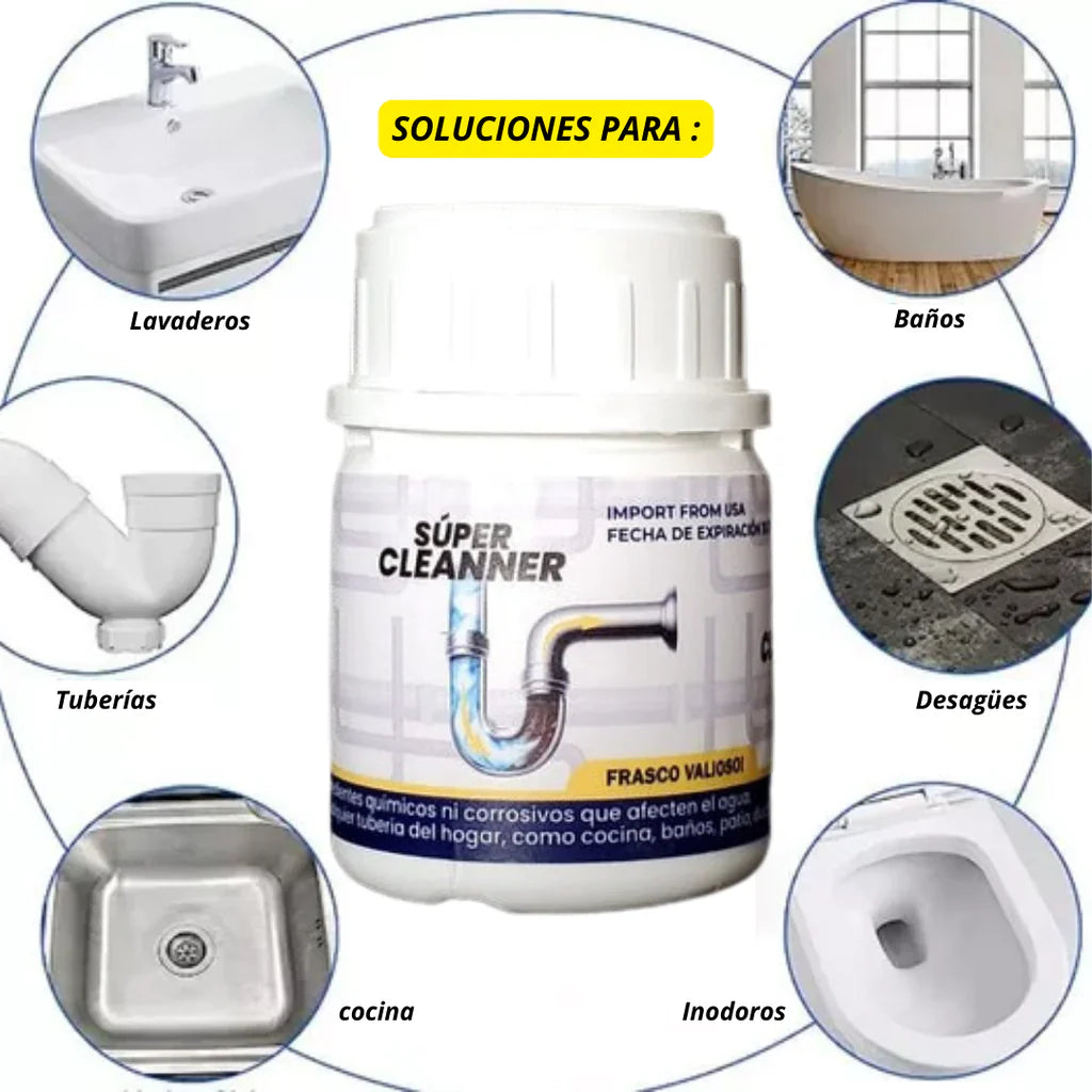 SÚPER CLEANER - DESATORADOR EN POLVO