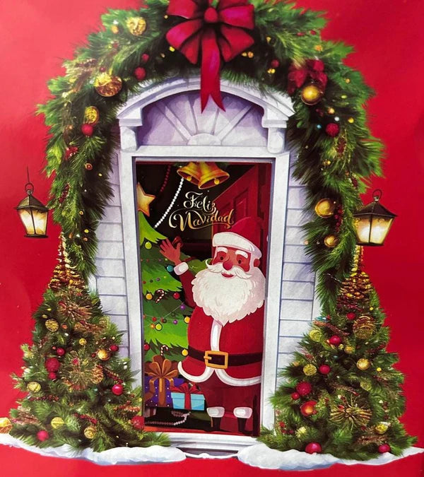 FORRO DE NAVIDAD PARA PUERTA