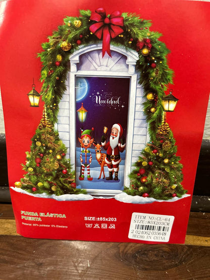 FORRO DE NAVIDAD PARA PUERTA