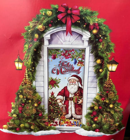 FORRO DE NAVIDAD PARA PUERTA
