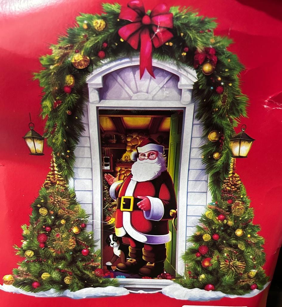 FORRO DE NAVIDAD PARA PUERTA