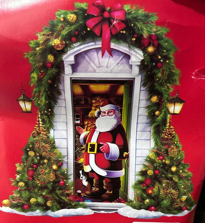 FORRO DE NAVIDAD PARA PUERTA