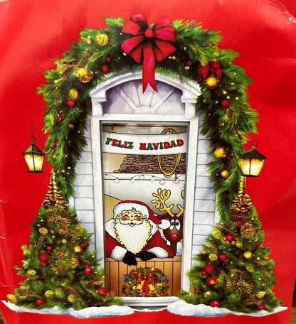 FORRO DE NAVIDAD PARA PUERTA