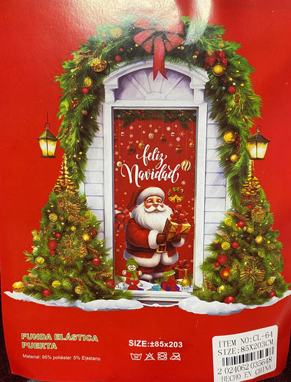 FORRO DE NAVIDAD PARA PUERTA