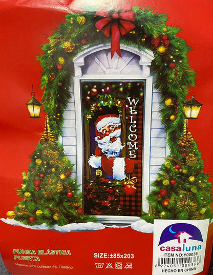 FORRO DE NAVIDAD PARA PUERTA